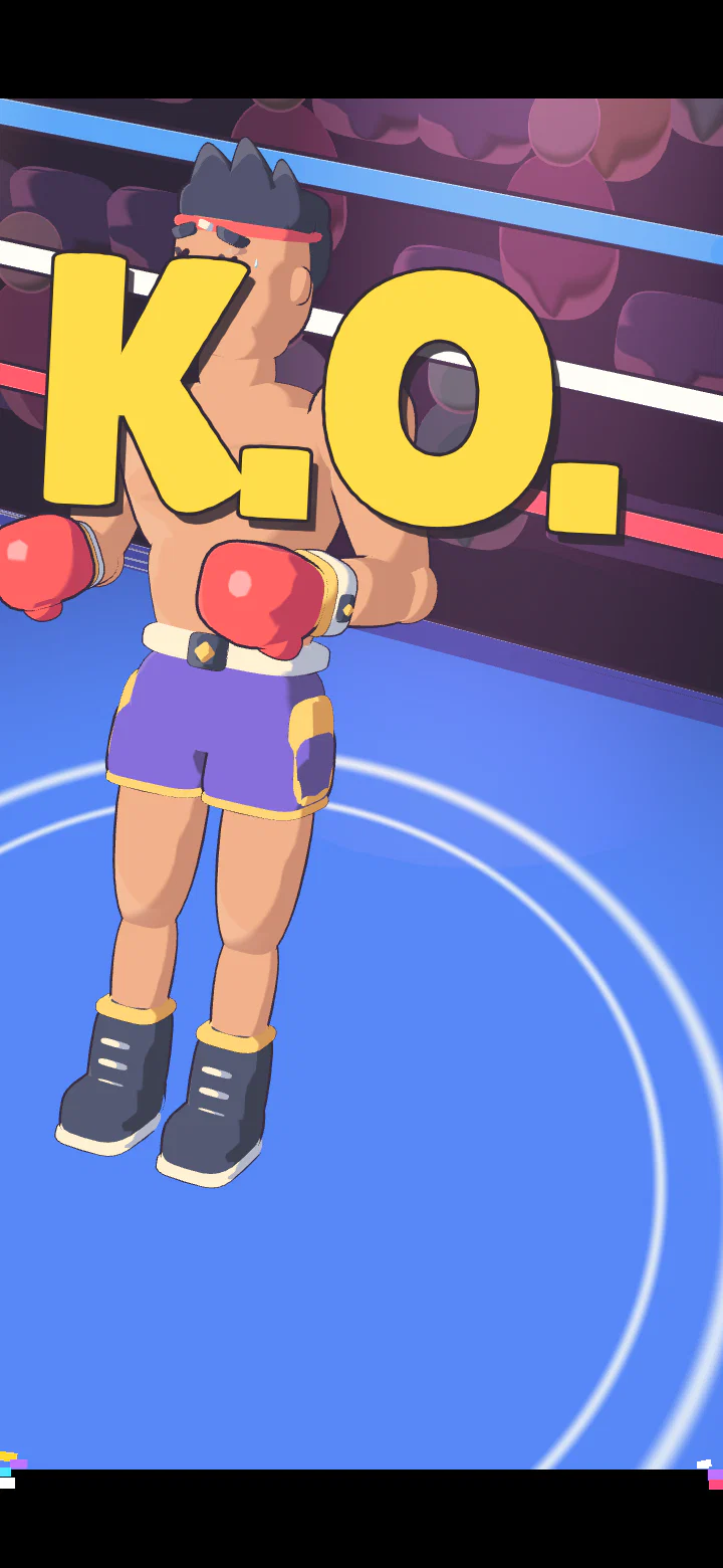 The K.O. text with ROOKIE flat on the canvas